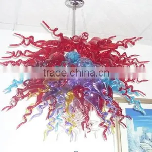 Fashion Creative Glass Ball Pendant Lamp, Hand Blown Glass Pendant Light for Chandelier RT8001 thumbnail-1