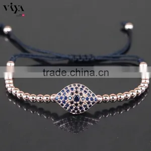 Macrame Beads Bracelet High End Handmade Stainless Steel Mix Natural Stones Classic Men Bracelet .com Hot Sale thumbnail-2