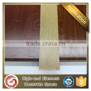 Elegant Looking Aluminium Wood Grain Floor Trim Floor Transition Cover Strip thumbnail-1
