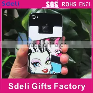 Smart Wallet Silicon Card Holder/silicone Case for Cell Phone thumbnail-1
