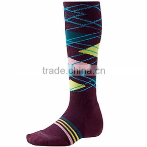 Mature High Quality Custom Merino Wool Plaids Socks thumbnail-1