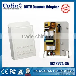 Colin New Patent Technology Support Real DC12V 2A or 3A Warranty 5 Years AC DC CCTV Camera Adapter thumbnail-4
