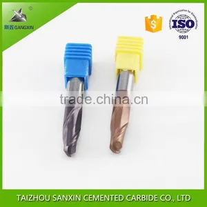 Solid Tungsten Carbide Tapered Ball Nose End Mills for Metal Working thumbnail-2