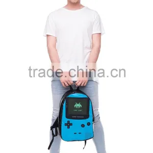 High Quality 3D Print Wholesale Polyester Fashion Girls Backpack Bag thumbnail-4