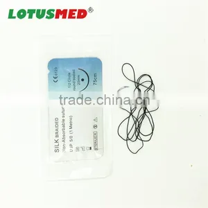 Nature Silk Surgical Suture With Needle Made in China thumbnail-1