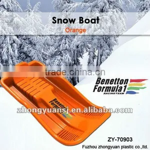 NEW Christmas Promotional Gift Kids Winter Toys Plastic Snow Boat ZY-70903 thumbnail-1