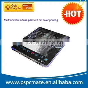 Multifunction 4 Port USB Hub Webkey LED Mouse Pad thumbnail-6