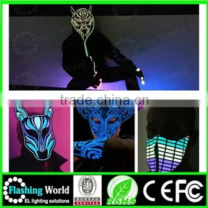 Amazing Music Festival Whoelsale el Wire Flashing Mask thumbnail-5