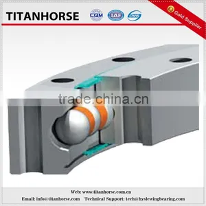 Single Row Ball Series Slewing Bearing thumbnail-1