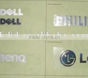 Custom Electroplate Chip Nameplate , Thin Sheet Nameplate ,metal Logo thumbnail-1