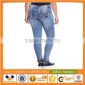 China Clothing Manufacturer Jeans Wholesale Price For Women thumbnail-4