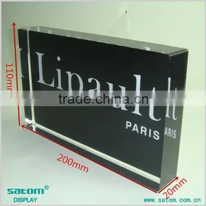High Quality Hot Sale Acrylic Logo Block thumbnail-2