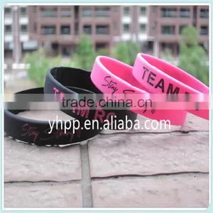 Custom Design Motivation Silicone Wristband Bracelet thumbnail-2