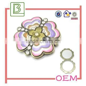 Wholesale Lucky Flower 2 Sides Make Up Mirror thumbnail-1