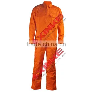 Manufacturing Safety Orange Work Uniform for Workwear Sinapore thumbnail-1