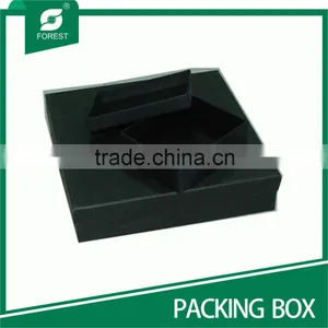 MEDIUM LAMINATED CARDBOARD BALCK BOXES FOR PACKAGING WATCH thumbnail-5