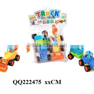 4PCS Kids Friction Farmer Car With Bulldozer ,friction Car for Kids thumbnail-6