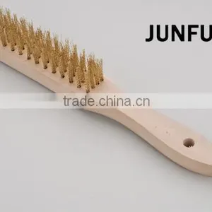 Schima Wooden Handle Brush Brass Wire Superba Brush thumbnail-4