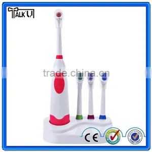 Revolving Electric Toothbrush With 4 Teeth Brush Heads Oral Hygiene Dental Care thumbnail-3