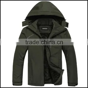 Top Quality OEM Outdoor Fleece Lined Polyester Men Sports Jacket thumbnail-4