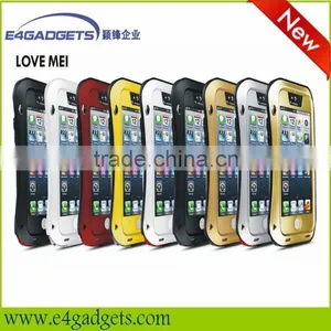Love Mei Brand Tri Protect Small Waist Style AL Metal Mobile Phone Case for Apple Iphone 5S, for Iphone 5 Case 9 Colors thumbnail-1