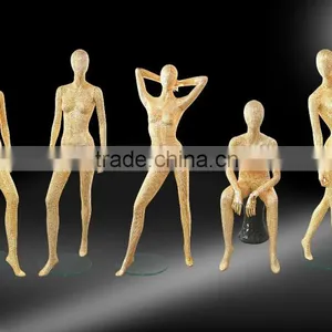 Chrome Gold Female Mannequin thumbnail-1