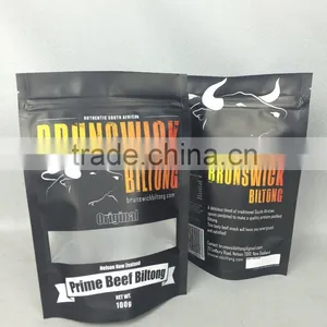 Zip Lock Stand up Plastic Coffee Bag Pouch With Valve thumbnail-1