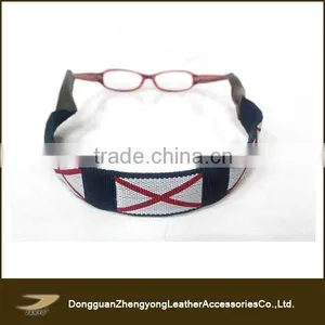 Promotional Custom Leather Sunglasses Strap, Alabama Flag Sunglass Neck Webbing Strap thumbnail-1