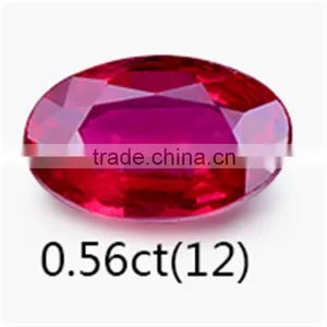 1ct Natural Pigeon Blood Gemstone Loose Stone Ring Face thumbnail-6