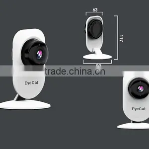 New Arrival Support WPS APP Video Push TF Card Slot Baby Monitor 720P Mini Wireless IP Camera thumbnail-1