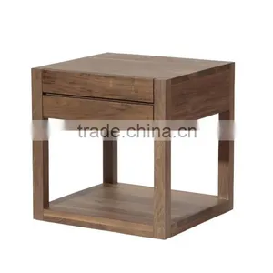 High Quality Wooden Night Table/Nordic Style Oak Wood Bedside Table/Moderen Oak Wood Night Table thumbnail-1