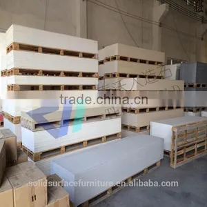 Man Made Stone Glacier White Solid Surface thumbnail-1