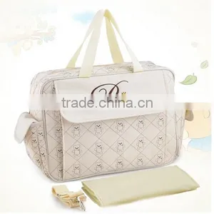 Multifunctional Mommy Bag Baby Diaper Mummy Changing Bag Waterproof Nappy Bag thumbnail-5