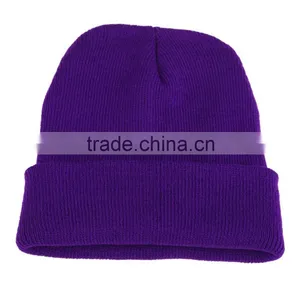Fashion Colorful Knitted Custom Beanie thumbnail-5