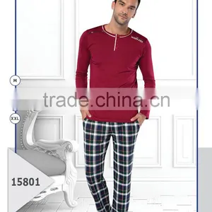 %100 COTTON PAJAMAS FOR MEN thumbnail-1