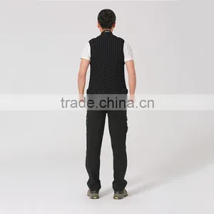 Black Unisex Inflatable Vest(4U16C119 ) thumbnail-3