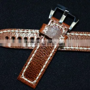 2016 Trendy Fashio Handmade 24mm Leather Watch Band thumbnail-1