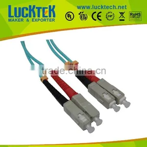 Multimode, Duplex SC to SC Fiber Cable, 50/125, 10 Gig OM3 thumbnail-1