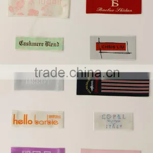 Damask Woven Labels End Folded Craft Clothing Tag, Customized Cloth Label, Garment Accessories thumbnail-1