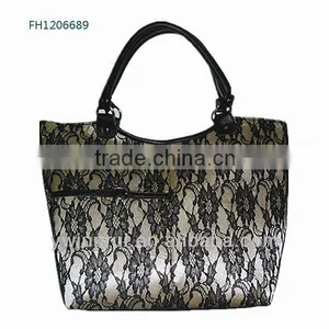 Fashion Ladies Lace Tote Bag thumbnail-1