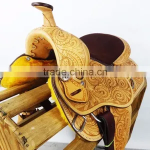New Horse Western Pleasure Saddle Premium Quality WS163 thumbnail-2