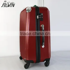 Shinny Vertical Bar ABS+PC Fashion Trolley Luggage thumbnail-4