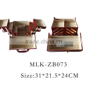 Mirror Fabric Jewelry Storage Box, Jewelry Box Manufacturers China thumbnail-1