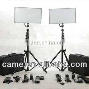 Batteries+Bi-Color 1016 LED Professional Video Lighting Panel Studio Film Lights thumbnail-1