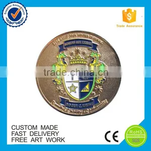 Cheap High Quality Custom Made Antique Gold Coin thumbnail-3