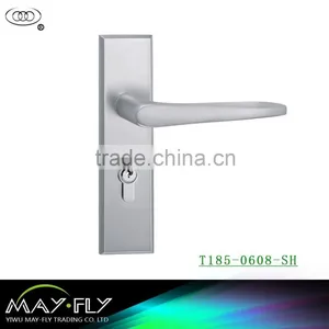 Hot Sale High Quality Tri-Circle ALuminium Alloy Lever Latch Door Handles Locks/ Wholesale Household Door Handles Locks Set thumbnail-2