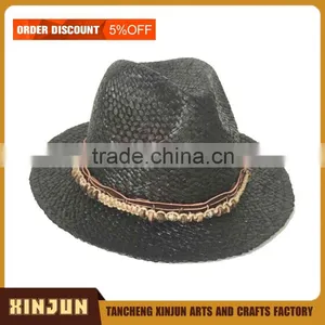 NEW STYLE RAFFIA PANAMA STRAW HAT thumbnail-4