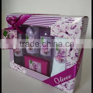 Nice Scent Antiseptic Shower Gel, Body Lotion ,bubble Bath and Soap Hotel Bath Set thumbnail-3