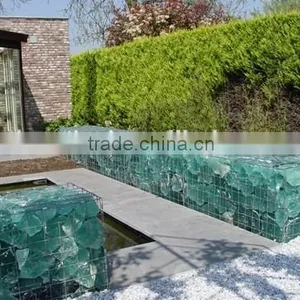 1/4 Crystal Gold Reflective Fire Pit Glass Decorative Glass Broken Glass thumbnail-6
