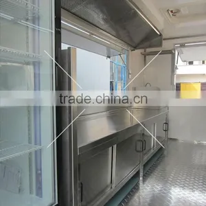 Mobile Fast Food Application Food Truck Trailer- Mobile Catering Food Van for Sale thumbnail-5